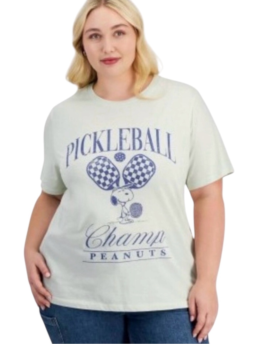 GRAYSON THREADS Snoopy Pickleball Champs Tee 2X - Juniors Plus - NWT